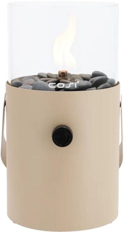 Cosi - scoop Original sandy, Propan-/Butangas, Metall, 0,4 kW, Brennstoffverbrauch: max. 30 Gramm/Stunde, beige, ø 16 x ...