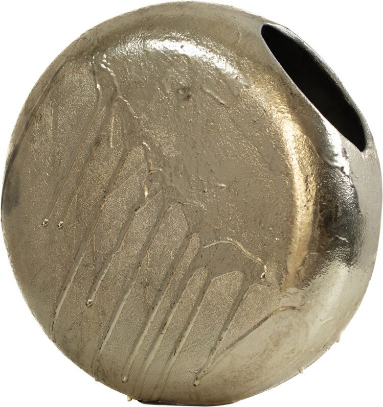 Fluid Champange Aluminiumvase 13x32x31cm