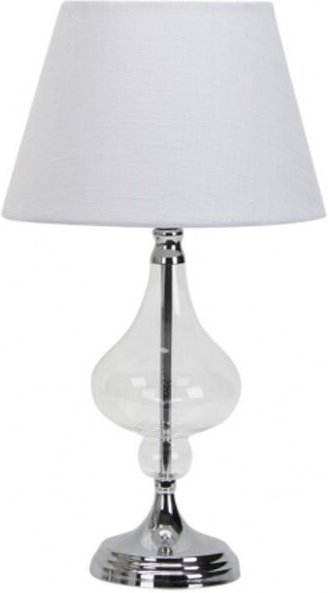 Kriberis Tischleuchte 1xe27 chrom 47x25x25 cm
