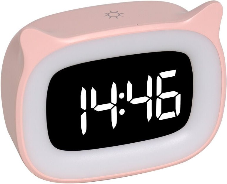 Wecker, LED-Nachtlichter, Schlafzimmeruhren, Schlafwecker, Schlummerwecker, 11,5 x 4,2 x 9,3 cm - Lntyq
