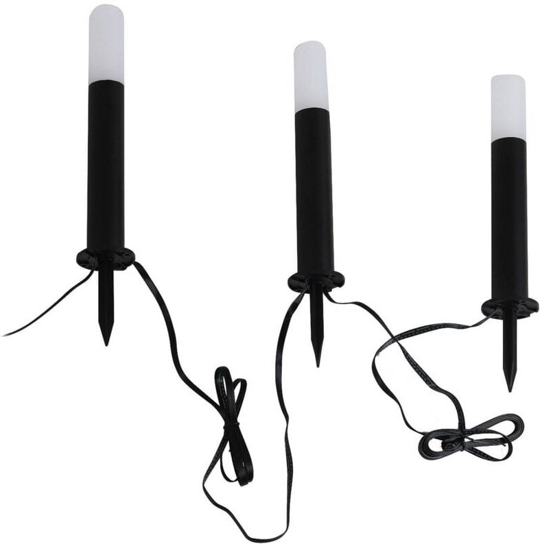 Lindby - Smart Home Wegbeleuchtung Garten 'Elvor' aus Edelstahl dimmbar von