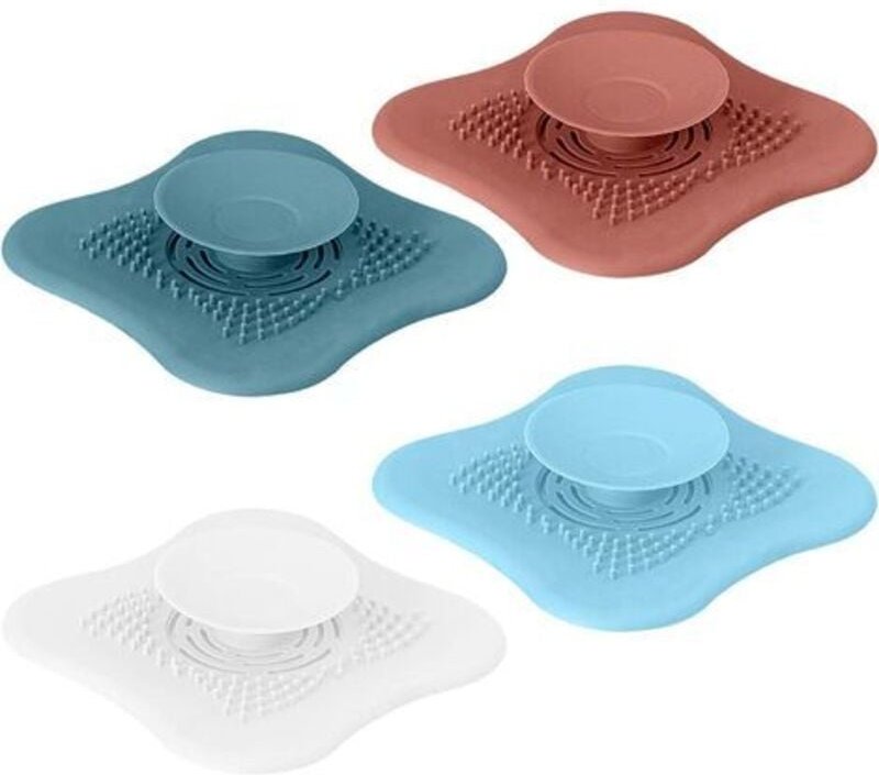 tapones para fregadero de cocina, tapón universal de silicona para bañera, filtro y accesorios de baño (estilo B)