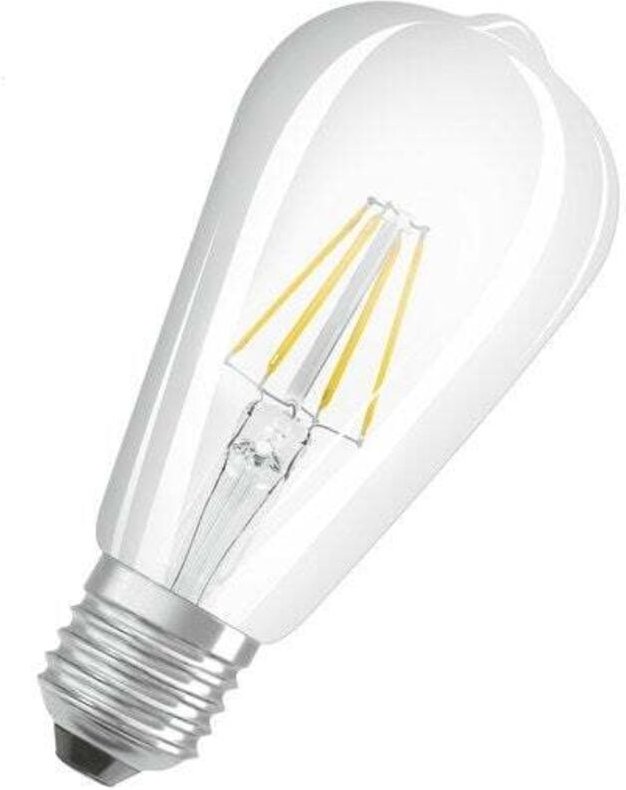 Osram - Superstar dimmbare LED-Lampe mit besonders hoher Farbwiedergabe (CRI90) für E27-Sockel, Filament-Optik ,Kaltweiß...