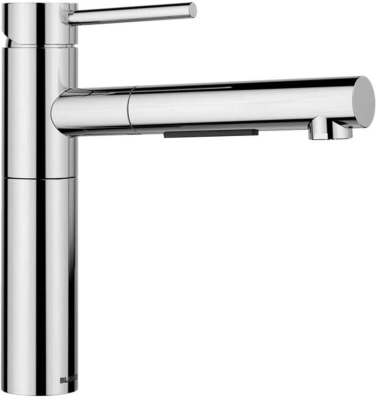 Alta ii - Spültischarmatur mit herausziehbarer Brause, klappbar, für Vorfenstermontage, Chrom 527557 - Blanco