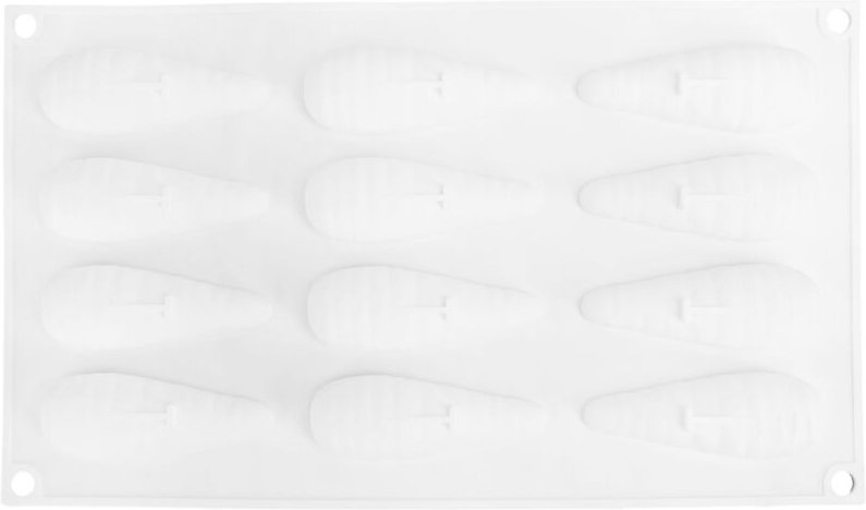 Antihaft-Silikonform mit 12 Fächern, geeignet für hohe und niedrige Temperaturen, für Pralinen und Schokolade, zum Backe...