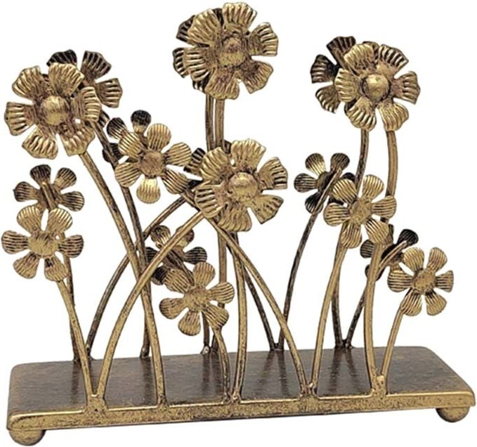 Vintage Serviettenhalter im Tisch, Sonnenblumen-Taschentuchhalter, Cocktail-Serviettenspender, Papier