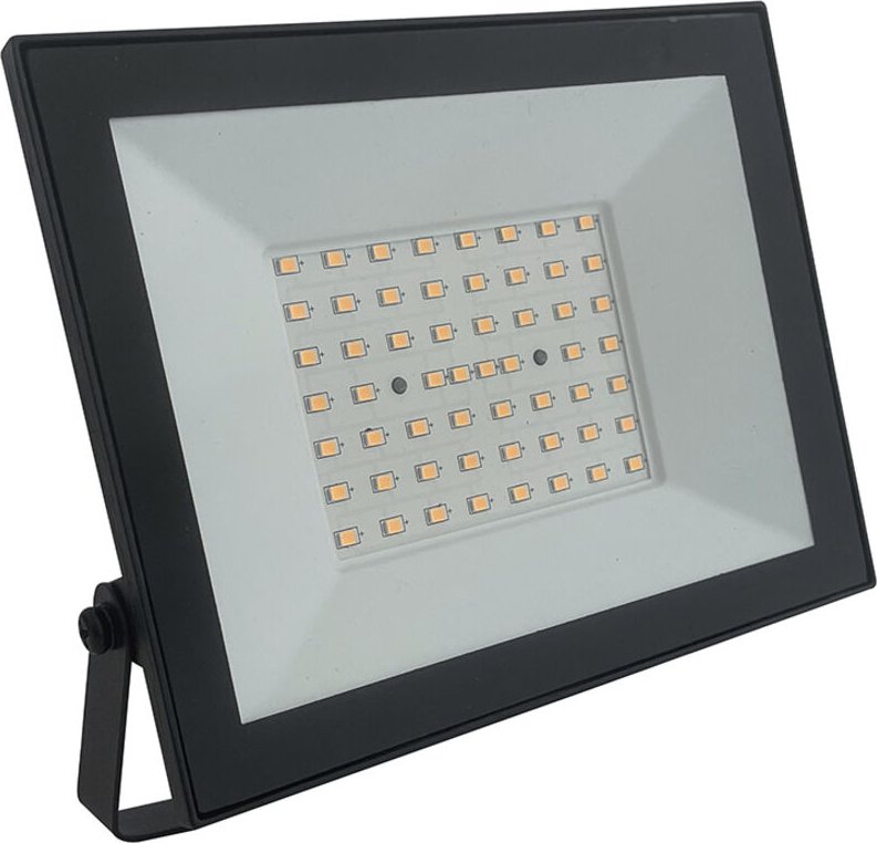 V-TAC LED-Flutlichtstrahler – E-Serie – IP65 wasserdicht – Schwarz – 50 W – 4500 Lumen – 3000 K
