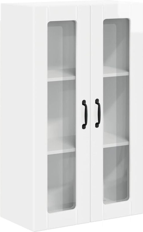 Küchenwandschrank Hochglanz Weiß 60 x 31 x 100 cm Holzwerkstoff vidaXL
