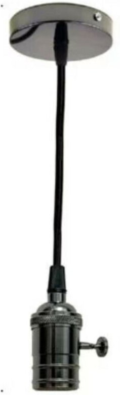 Vintage2mtschwarzeperlehängelampedeckenleuchterlampenfassung