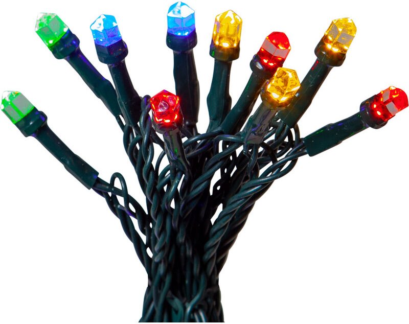 Star Trading - led Lichterkette Diamond Star Light, 7,5m, bunt