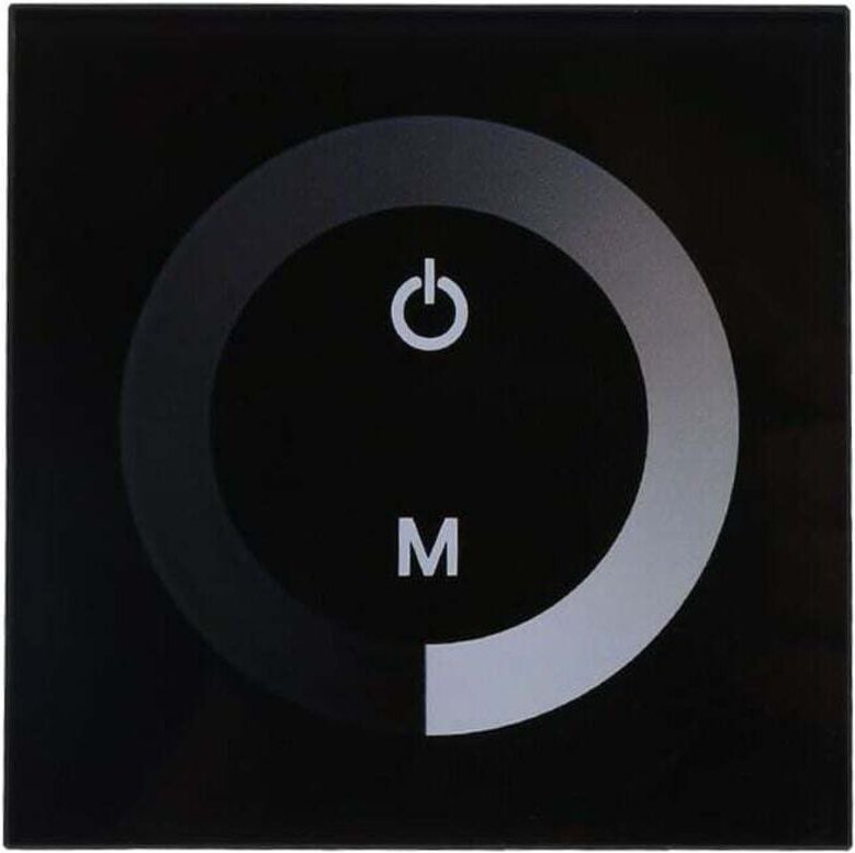 Dimmbare Leuchte, dimmbares LED-Touchpanel, monochromer Dimm-Wandschalter, geräuschloser 12-24-V-LED-Streifen mit Touchp...