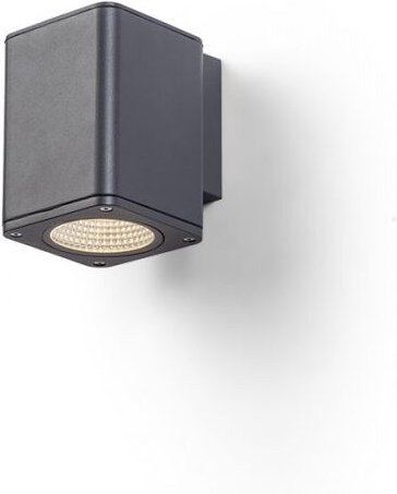 Mizzi Wandleuchte sq i grau anthrazit 230V led 12W 44° 3000K