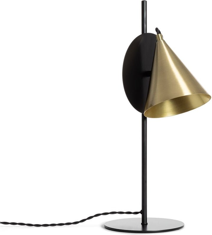 Tischlampe aus Metall Liceo Schwarz / Gold