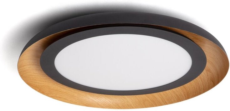 Efectoled - led Deckenleuchte 30W Metall Garter Mattschwarz