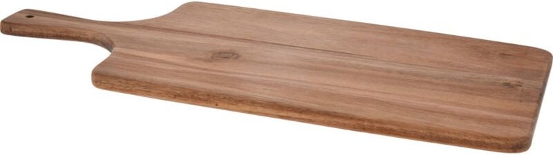Excellent Houseware - Schneidebrett aus Akazienholz, mit Griff, 55 x 25 x 1,6 cm