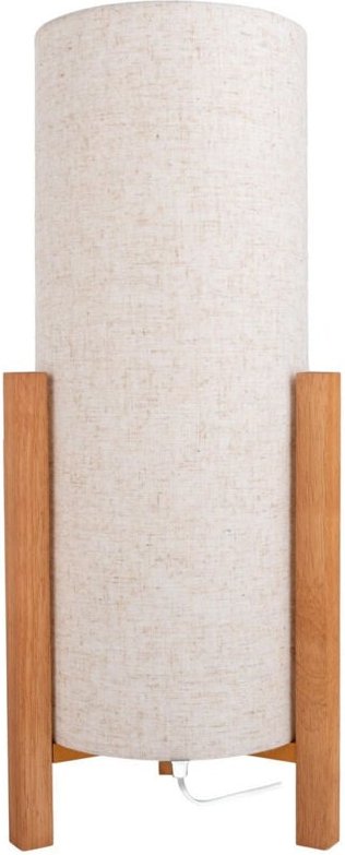 Naeve MATILDA 52cm zylindrische Tischlampe Natur 1xE27