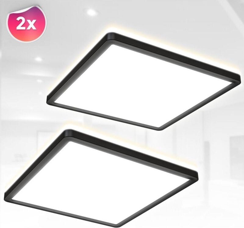 B.k.licht - Bundle 2x Ultraflaches led Panel