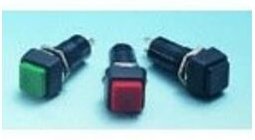 AUS-(EIN)-Taster 3A/250V roter Taster Quadratisches Paneel