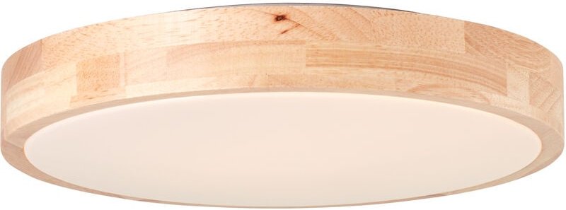Moreen led Deckenleuchte 34cm holz, Holz/Kunststoff/Metall, 1x 14 w led integriert, (Lichtstrom: 1300lm, Lichtfarbe: 300...