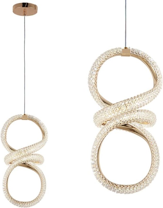 Hängelampe APP1775-4CP brown grey - Toolight