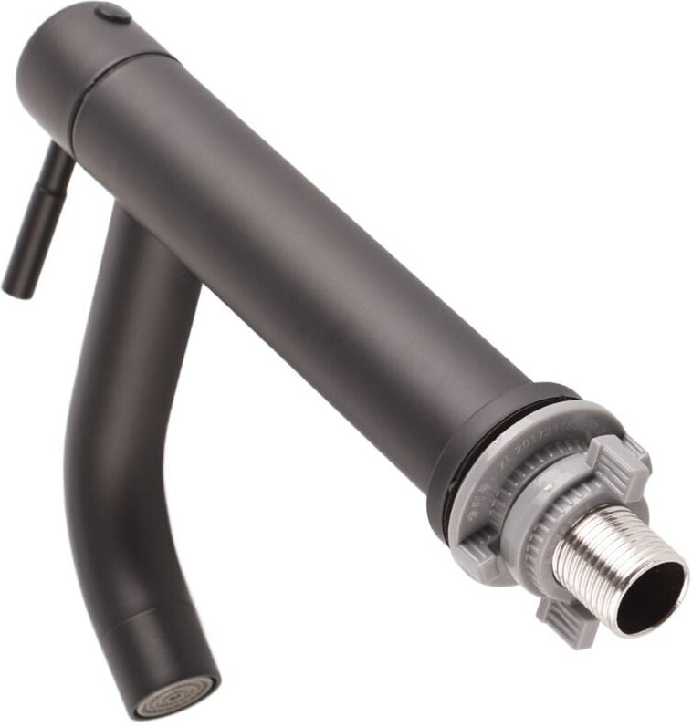 Carnival Merchant Spültischarmatur, luxuriöse, wassersparende Armatur aus schwarzem Edelstahl, G1/2 Gewinde für Küche un...