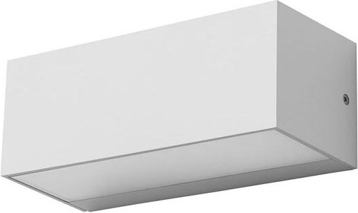 Leds-c4 - Ara big aplique exterior de empotrable de pared para bombilla E27 en color blanco