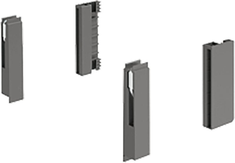 Schubkasten-Designelementadapter, InnoTech Atira, 9194662, anthrazit - Hettich