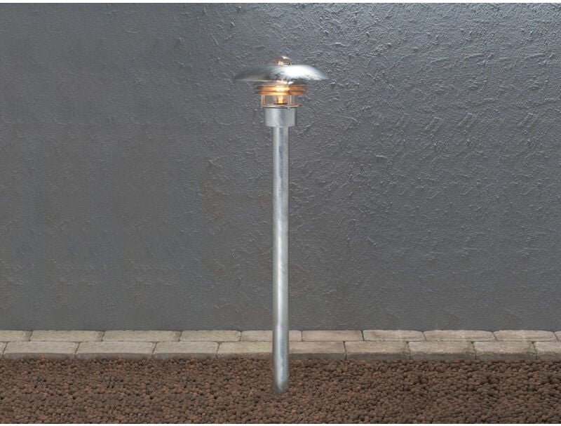 Konstsmide - Moderne Wegeleuchte modena aus galvanisiertem Stahl, Höhe 98cm