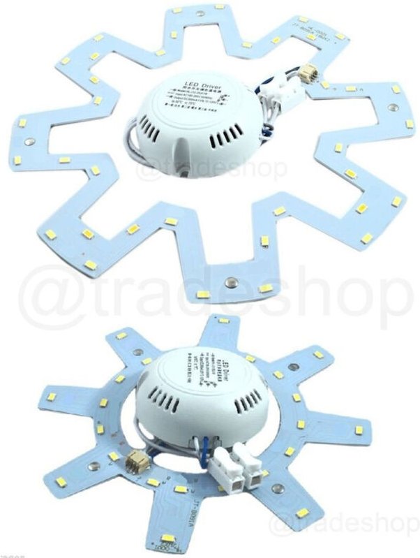 Trade Shop Traesio - Trade Shop - kit smd led panel licht 12W 18W 20W 22W umwandlung alte neon deckenleuchte -