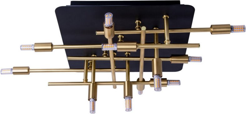 Naeve ANCONA Halbbündige Deckenleuchte Messing 11xG9