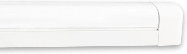 Alfa - Abgerundeter, integrierter LED-Streifen aus Matel, 36 w, 120 cm, warm