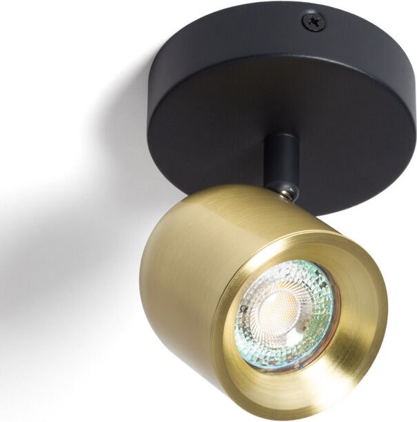 Deckenleuchte Ausrichtbar Aluminium 1 Strahler Caleb Gold