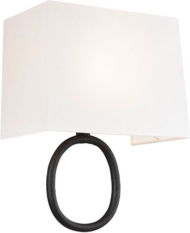 Elstead Indo 1 Light Wandleuchte, gealtertes Eisen, E27