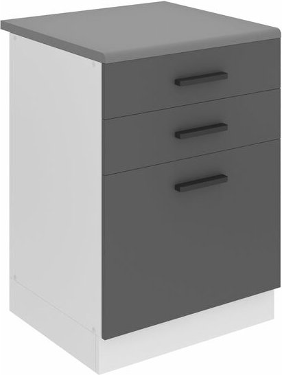 Unterschrank Küche, Küchenunterschrank 60 cm Breite. sdsz Küchenunterschrank mit Arbeitsplatte. Küchenschrank mit Schubl...