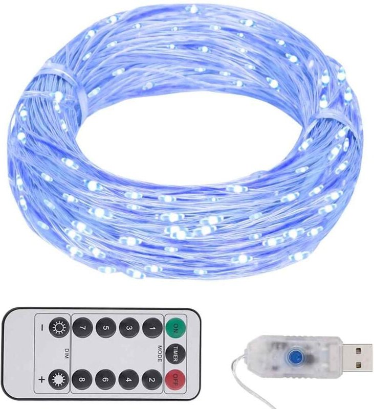 LED-Lichterkette mit 300 LEDs Blau 30 m Vidaxl