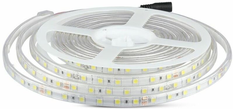 Streifen led SMD5050 9W/m 5m 60 LED/m 24V Kaltweiß IP65 10mm - V-tac