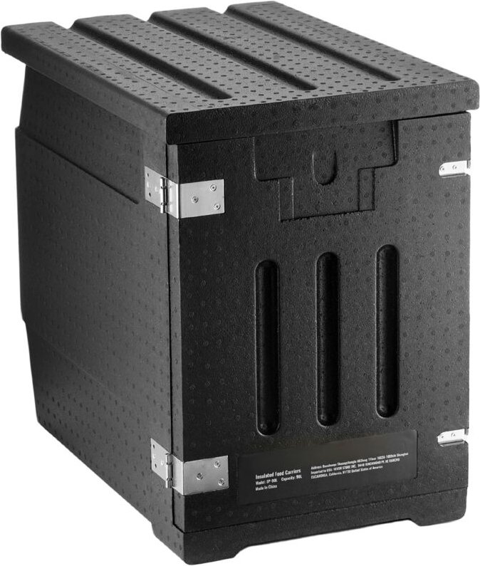 82 Qt Isolierter Speisenbehälter, LLDPE-Warmhaltebox mit Doppelschnallen, Speisenwärmer von vorne für Gastronomie, Resta...