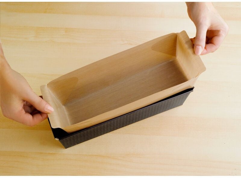 Maximex Antihaft-Backform-Zuschnitt eckig und rund 2-teilig, spülmaschinengeeignet, Braun, Thermoplast braun - braun