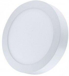 Silver Electronics - DownLight led Runde Oberfläche 20W Warmes Licht 3000K Finish blanco