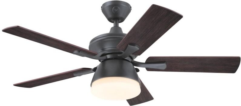 Outdoor Deckenventilator Nevada Eisen mit Licht