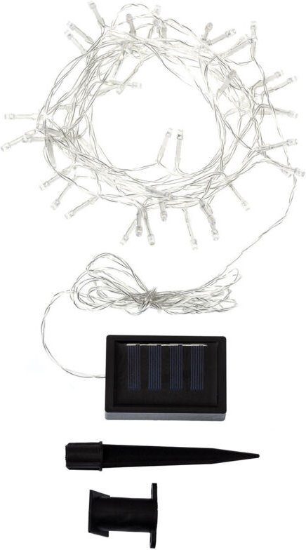 LED-Girlande Aussen Solar Lilac 5m 3000K Warmweiß