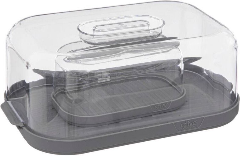 5five Simply Smart - Käse- und butterdose fresh eat grau - 5five
