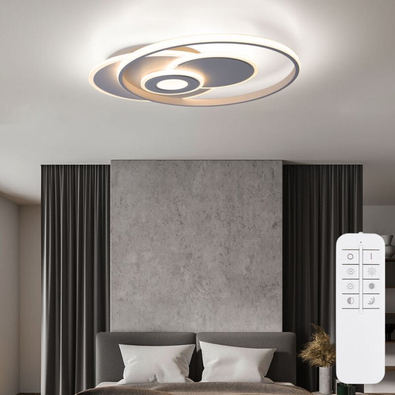 Led Deckenlampe Esszimmerlampe Wohnzimmerleuchte, dimmbar Fernbedienung, Memory Nachtlicht, 50W 3600lm warmweiß-kaltweiß...