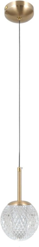 PADRI Hängelampe 1 G9 Gold ITALUX PND-40827-1-HBR-CL