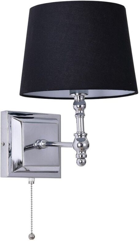 Luno Klassische 1-flammige Wandlampe mit Schirm, E27 - Italux