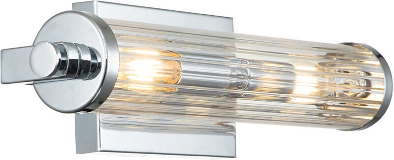 Kichler Azores Badezimmer-Wandleuchte Chrom poliert, IP44 - Elstead