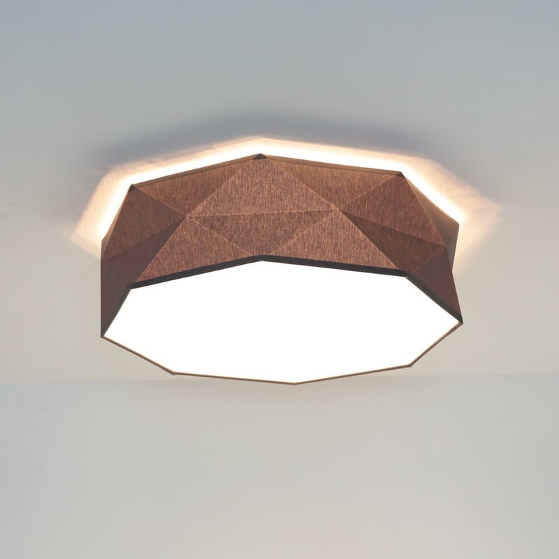 Licht-erlebnisse - Deckenleuchte biso Grau 4flmg zeitlos eckig