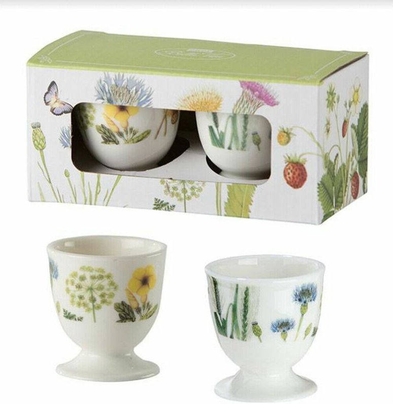 Gilde Porzellan Eierbecher Set Wild Flowers