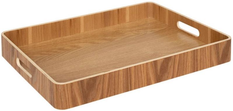 Rechteckiges tablett 43x33,5cm pappel - 5five