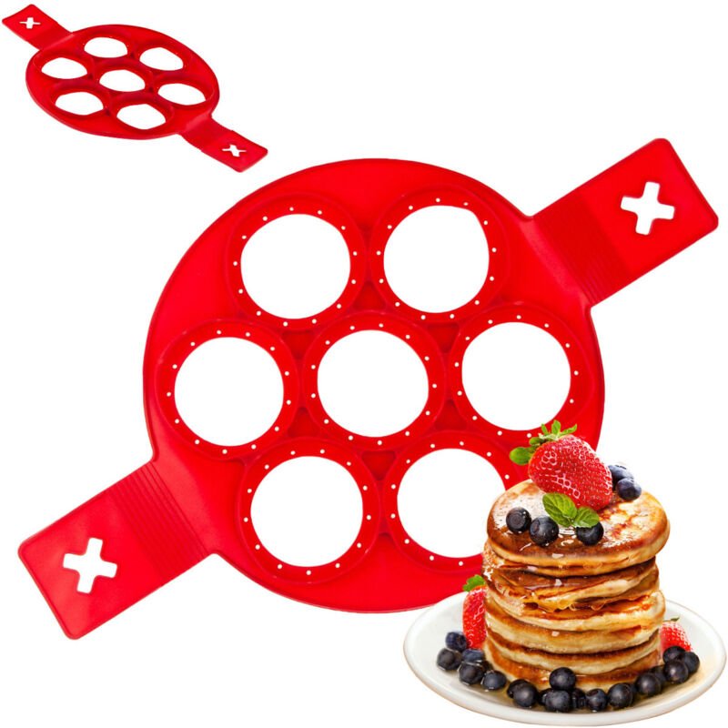 TG63197 Silikonform für Pfannkuchen, Spiegeleier, Omeletts, Pfannkuchen